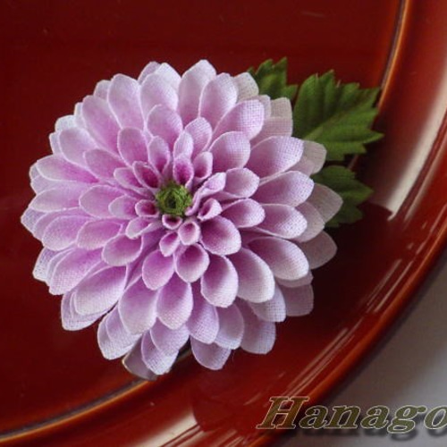 再販」組み合わせ色々～ミニポンポン菊のコサージュ＆髪飾り(ピンク