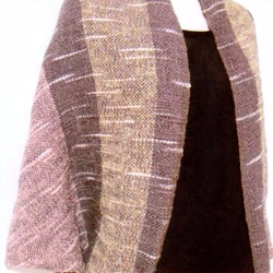 シルクの手織りのストールボレロ風 8枚目の画像