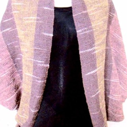 シルクの手織りのストールボレロ風 10枚目の画像