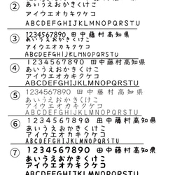 ラバースタンプ☆フルオーダーミニはんこ 5枚目の画像