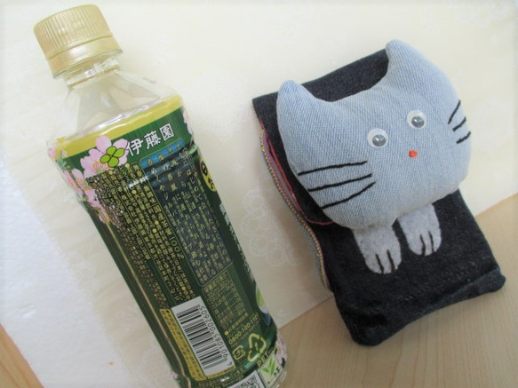 猫ちゃんミニミニバッグ（スマホ、携帯電話ピッタリ） 3枚目の画像