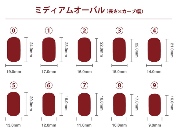 サイズ測定用チップ4種類 4枚目の画像