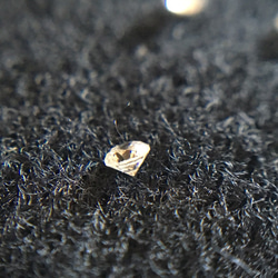 加工費込み ホワイトダイヤモンド 0.09ct、1.5㎜ 一粒 1枚目の画像