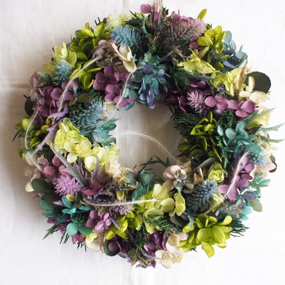 Wreath＊winter hydrangea 4枚目の画像