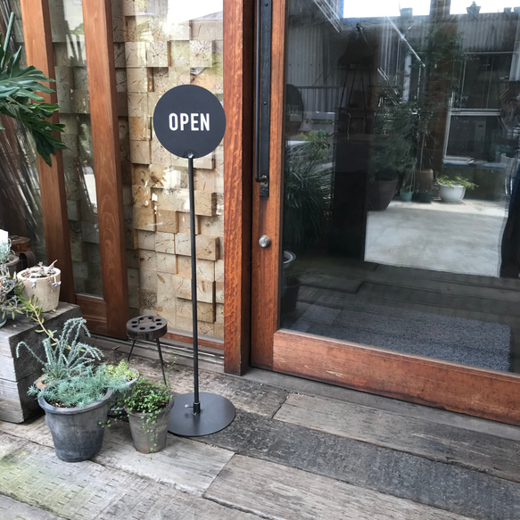 【送料無料】STAND SIGN-OPEN・CLOSED-/看板/スタンド看板/アイアン 1枚目の画像