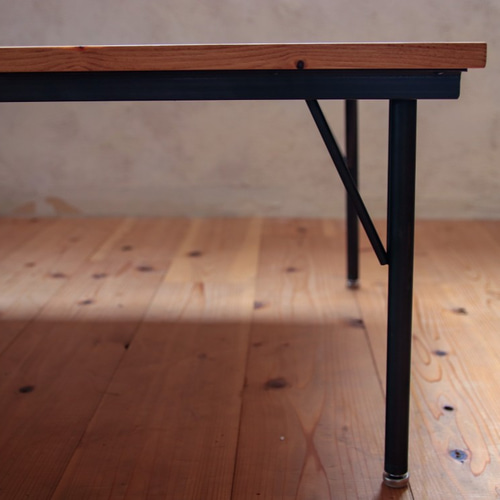 SALE【現品販売】アイアン ローテーブル 鉄脚 鉄 木 テーブル tab41