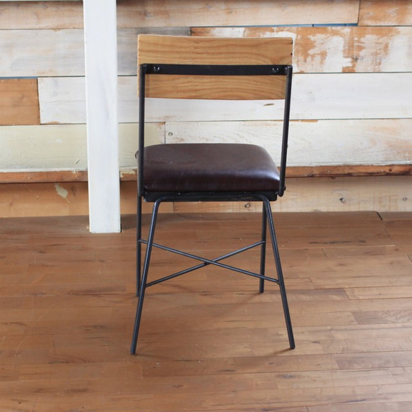 e!様専用ページ セット販売パイン本革(テーブル1x椅子2×ベンチ1) 4枚目の画像