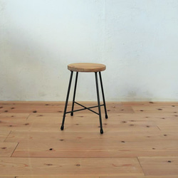 Hinoki Wood Stool No.1717 椅子（チェアー）・スツール Wood Factory
