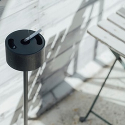 送料無料】スモーキングスタンド/灰皿/スタンド型/組立て式/アイアン