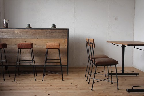 【送料無料】LOAF STOOL HIGH/スツール/本革/アイアン/インテリア