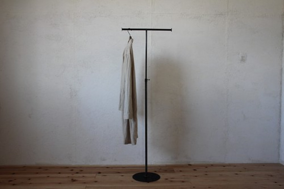 【送料無料】COAT HANGER RACK/コートハンガーラック/高さ調節可能/組み立て式 2枚目の画像