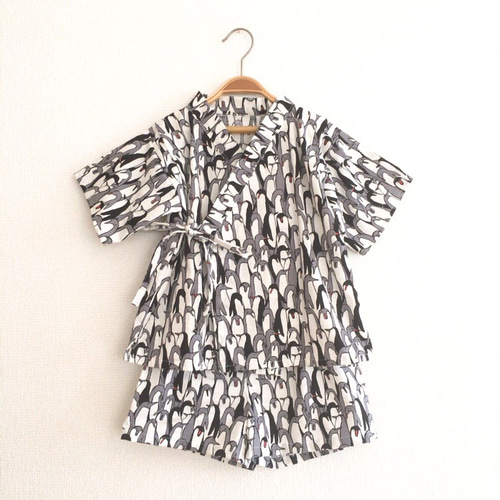 100㎝☆キッズ甚平/ペンギン 子供服 umeyo 通販 7628170｜Creema