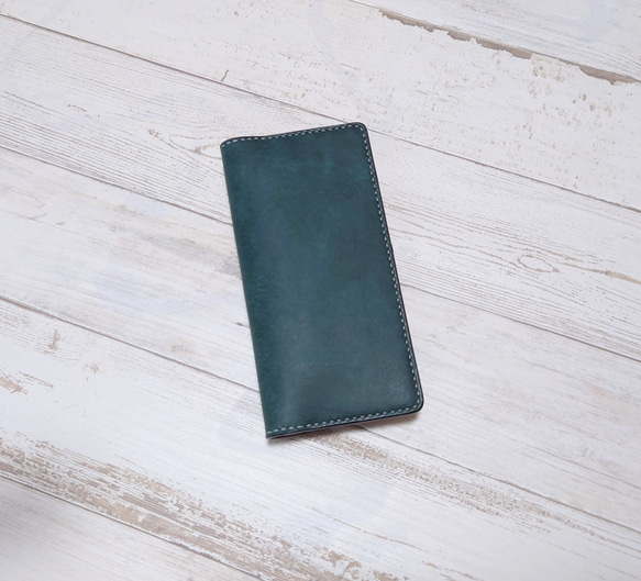 薄マチコンパクト】本革 手縫いの薄い長財布 長財布（メンズ） ルーポ