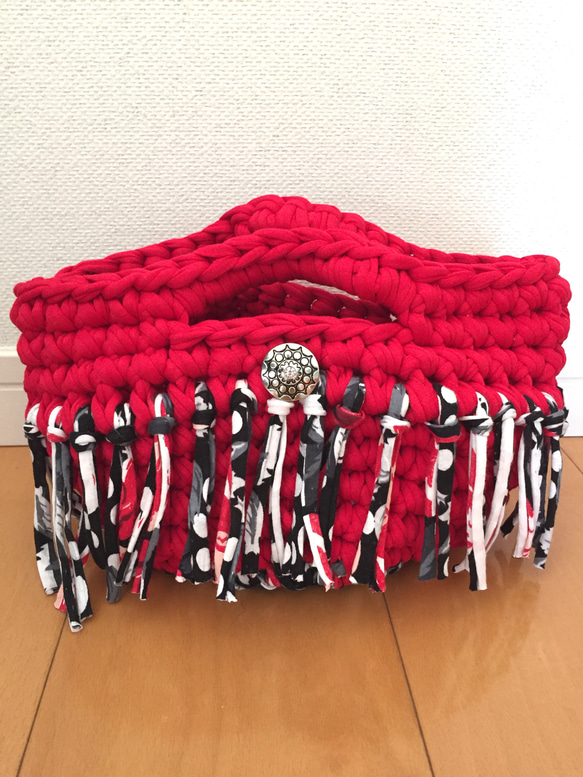 hoookedzpagetti(フックドゥズパゲッティ）トートバック フリンジ 