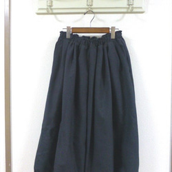 グレー ウール100％ バルーンエッグパンツ ボールパンツ ML ロング 