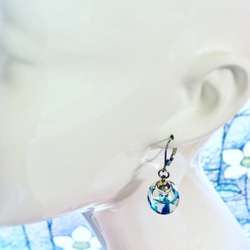 [夏季提前¥1000-優惠] [是有限的價格，直到6月14日☆]水母搖曳遊海耳環/耳環 第2張的照片