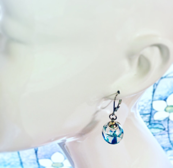 [夏季提前¥1000-優惠] [是有限的價格，直到6月14日☆]水母搖曳遊海耳環/耳環 第2張的照片