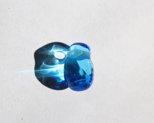 とんぼ玉 ◇高級トンボ玉◇ラウンド 約16mm 1粒 花模様 黄黒 06-1372 : B