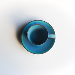 綠松石杯碟 第2張的照片