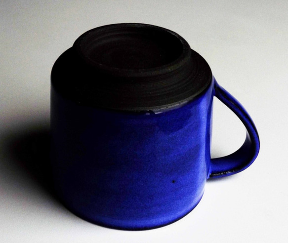 宙色マグカップ　コバルトブルー 3枚目の画像