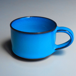 天藍色小咖啡杯 第1張的照片