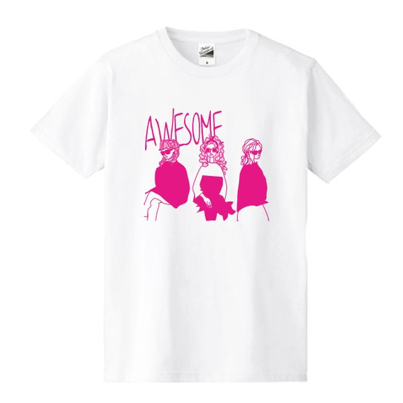 Tシャツ(ボーイフレンド)・“AWESOME” 1枚目の画像