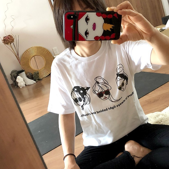 Tシャツ(ボーイフレンド)・“AWESOME” 3枚目の画像