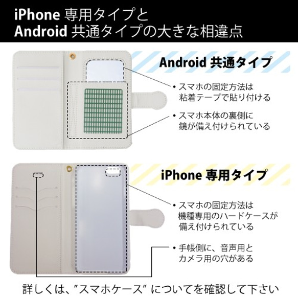iPhone7手帳ケース・“墨羊 毛子”Grey 3枚目の画像