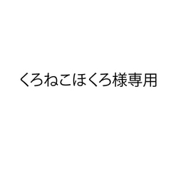 くろねこほくろ様専用 1枚目の画像