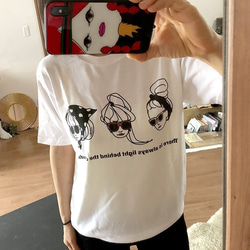 Tシャツ(ボーイフレンド)・“蒼” 4枚目の画像