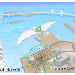 ポストカード5枚セット～西アフリカの海岸にておよび横浜風景など～ 5枚目の画像