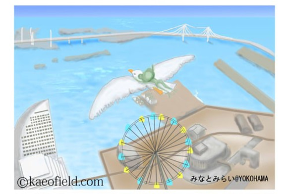 ポストカード5枚セット～西アフリカの海岸にておよび横浜風景など～ 5枚目の画像