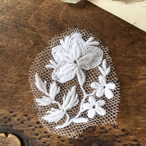 専用Dフランスアンティーク*モチーフレース*アンティークレース*手刺繍*モチーフ 専用Dフランスアンティーク*モチーフレース*アンティークレース