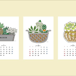 多肉植物たにくさん　カレンダー2018 1枚目の画像