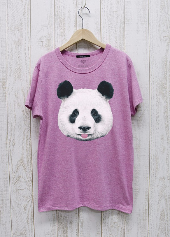 ronronPANDA Tee Beh（石南花粉紅）/ R024-TT-PK 第1張的照片