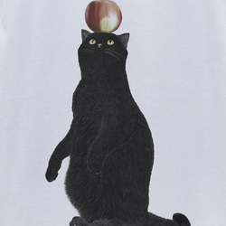 黑貓三通蘋果（白色）/ R003-T-WH 第2張的照片