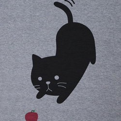 Neaten Zero Nyan Tee Aim是Apple（Heather Grey）/ R015-T-GR 第2張的照片