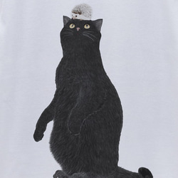 黑貓三通刺猬（白色）/ R019-T-WH 第2張的照片