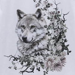 ronronWOLF Tee　Calld?（ホワイト） / R035-T-WH 2枚目の画像