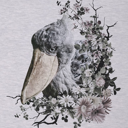 ronronHUSHBILL Tee Raglan四分之三袖（希瑟·白x希瑟·黑）/ R036-R-HWH 第2張的照片