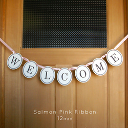 WELCOME banner. Choose ribbon color.Bunting garland. 第2張的照片