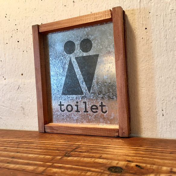 サインプレート【toilet】 3枚目の画像