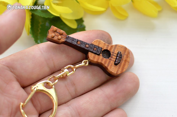 夏威夷！尤克里裡迷你鑰匙扣 第2張的照片