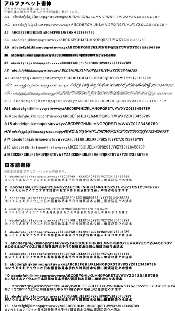 【追加オプション】レーザー好きな文字彫刻 3枚目の画像