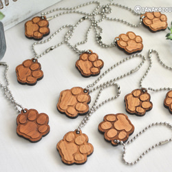 球鏈吊飾「爪印」5 件套 第2張的照片