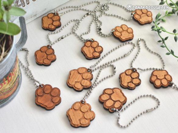 球鏈吊飾「爪印」5 件套 第2張的照片