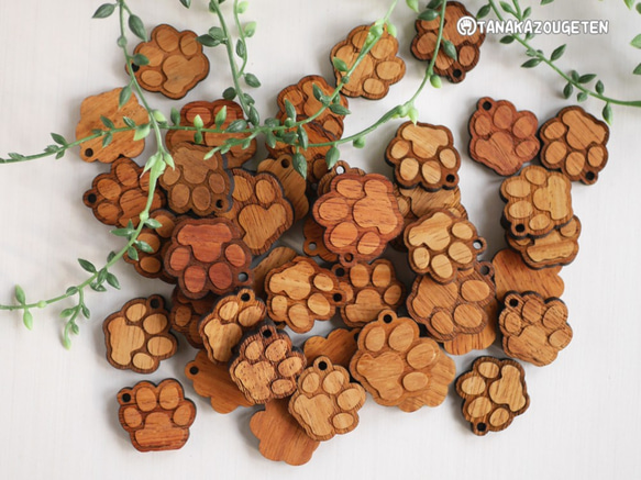 素材『肉球』5個セット 5枚目の画像