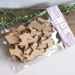 [材質：MDF] 狗狗裝飾件 小號 36件 第3張的照片