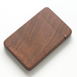 木製名刺入れ　『うさぎ』 4枚目の画像