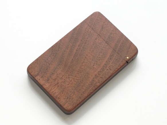 木製名刺入れ　『うさぎ』 4枚目の画像